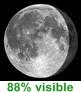 88% de lune visible