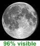 96% de lune visible