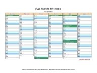 calendrier 2024 vierge