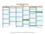 calendrier 2025 vierge