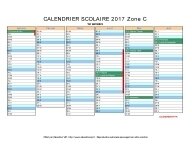 calendrier scolaire 2017 zone C