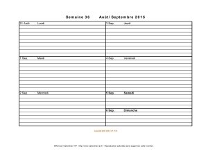 calendrier semaine 36 2015 paysage